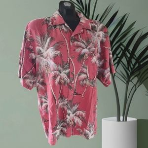 Tommy Bahama 100% Silk Floral Shirt